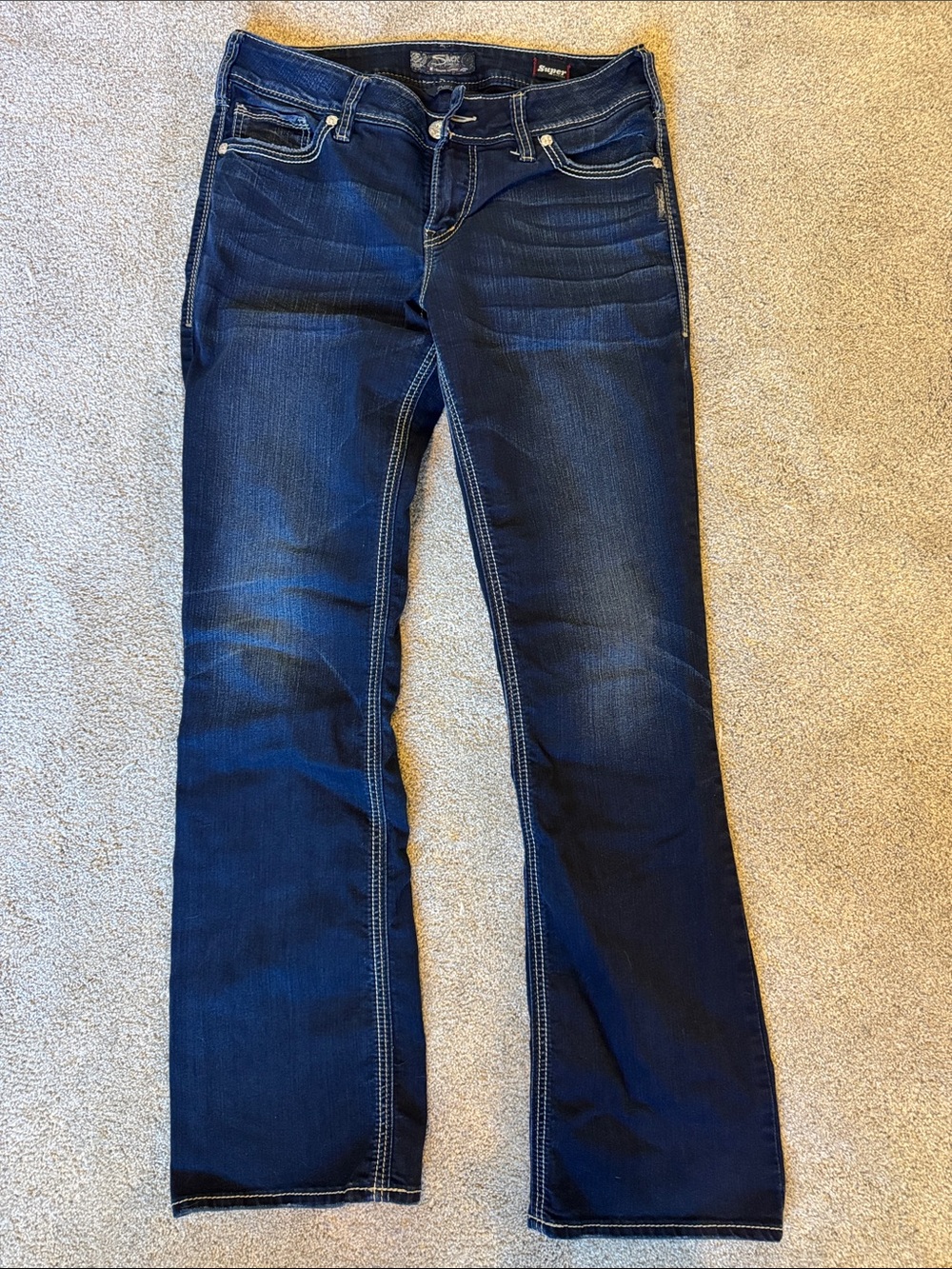 Silver Jeans Suki Dark Indigo Slim Boot Women's Jeans